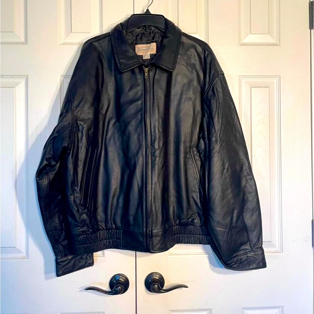 St. John’s bay genuine leather jacket size XL